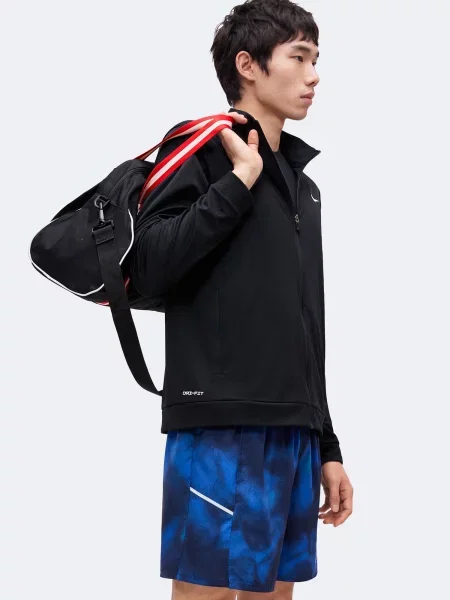 NIKE Športová mikina so FLEX' čierna