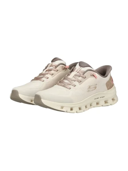 Botki Skechers beżowe