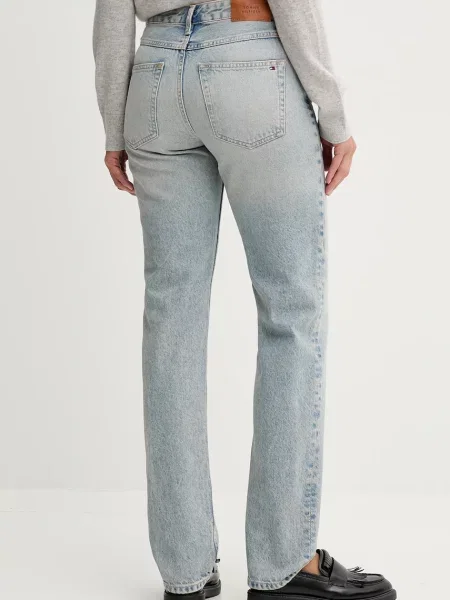 Džíny Tommy Hilfiger high waist modré