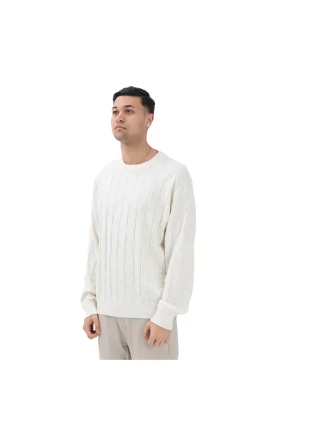Sweter Calvin Klein Jeans z logo beżowy