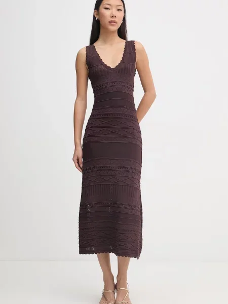 Ermanno Firenze sukienka brązowa