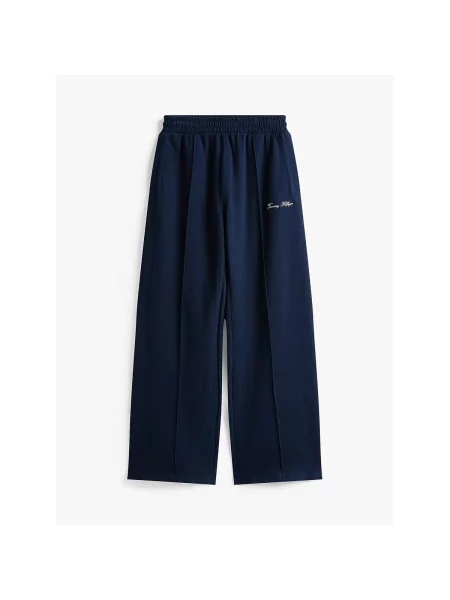 Pantaloni Tommy Hilfiger albastru