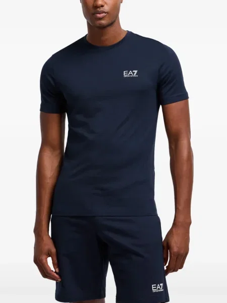 Μπλούζα Ea7 Emporio Armani με σχέδιο μπλε
