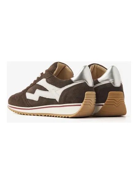 Sneakersy Via Vai zamszowe brązowe