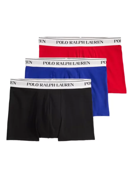 Chiloți Polo Ralph Lauren din țesătură twill cu autograf cu glugă albastru