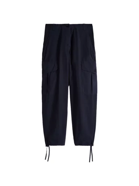 Pantaloni cargo Aspesi conici albastru