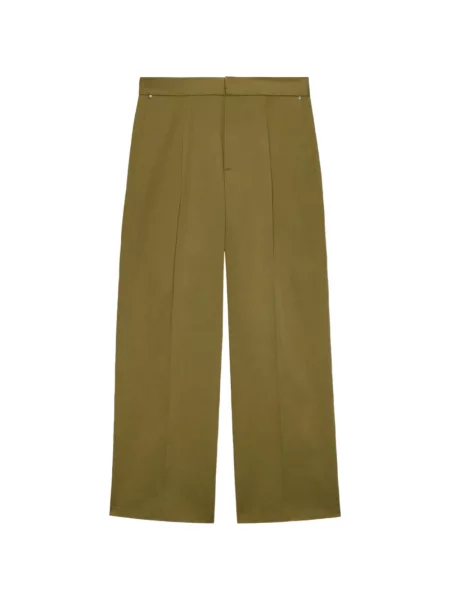 Plisované kalhoty Msgm zelené