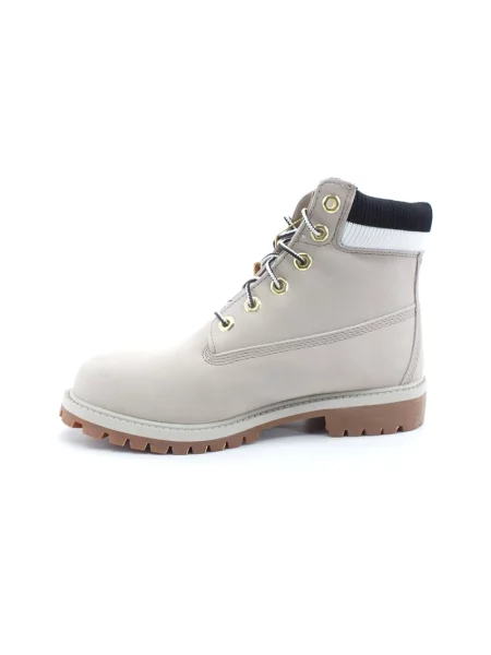 Botki Timberland skórzane szare