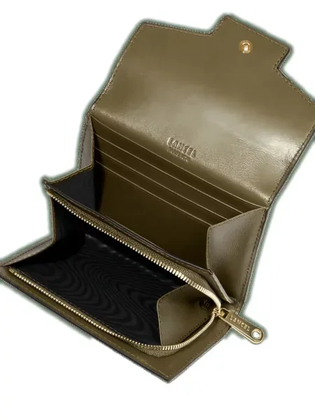 Portofel Lancel din piele verde