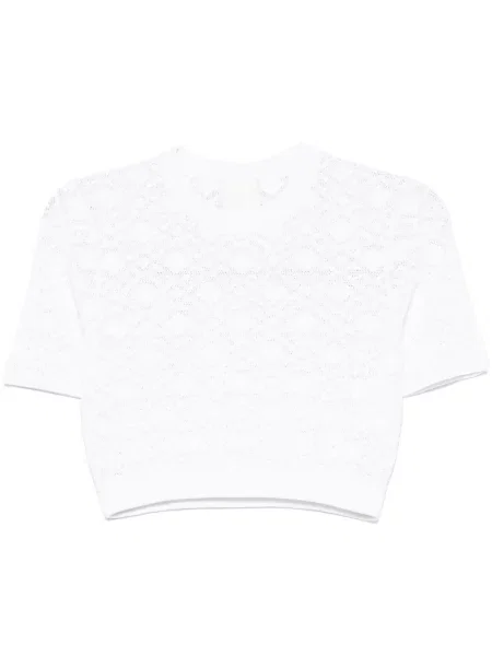 Cropp tricou Givenchy din jacard alb