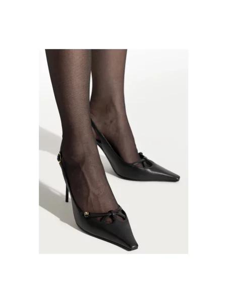 Czółenka Dolce And Gabbana skórzana czarna