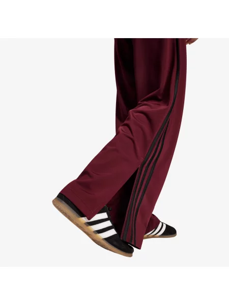 Adidas Teplákové nohavice Firebird Loose Tracksuit Bordová čierna