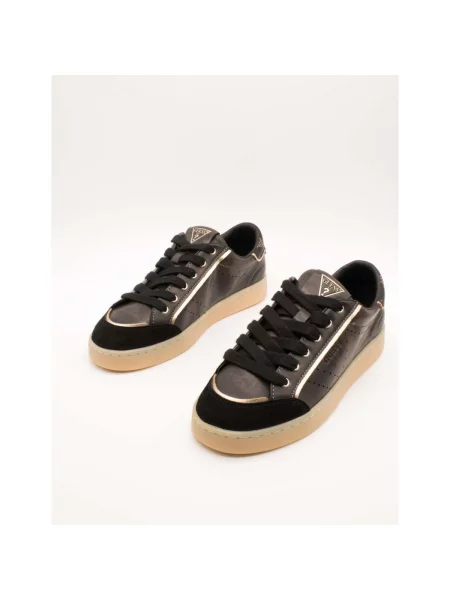 Sneakerși Guess negru