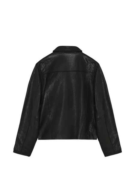 Gulerat geanta de piele Won Hundred negru