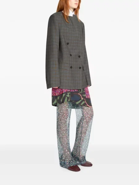 Sacou Dries Van Noten de lână gri