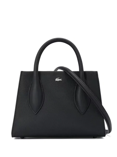 Geantă shopper Lacoste negru