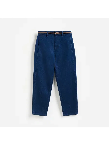 Reserved LADIES` JEANS TROUSERS & BELT modrá
