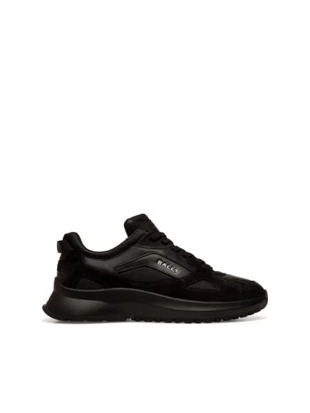 Sneakersy Bally skórzane czarne
