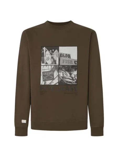 Geacă de blugi Pepe Jeans maro