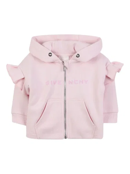 Bluza z kapturem dziecięca Givenchy różowa
