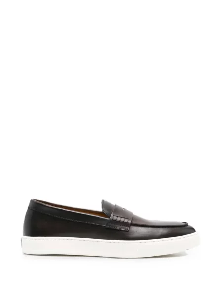 Pantofi loafer Doucal's din piele maro