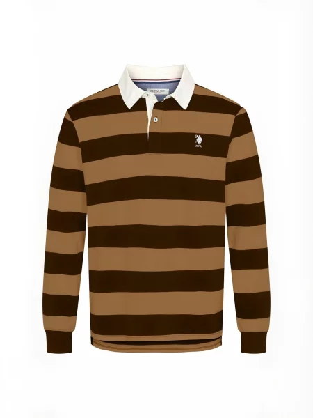 U.S. POLO ASSN. Cămașă UMTarik maro