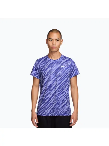 Nike Funkční Tričko Nikecourt Victory tmavě modrá / tmavě modrá bílé