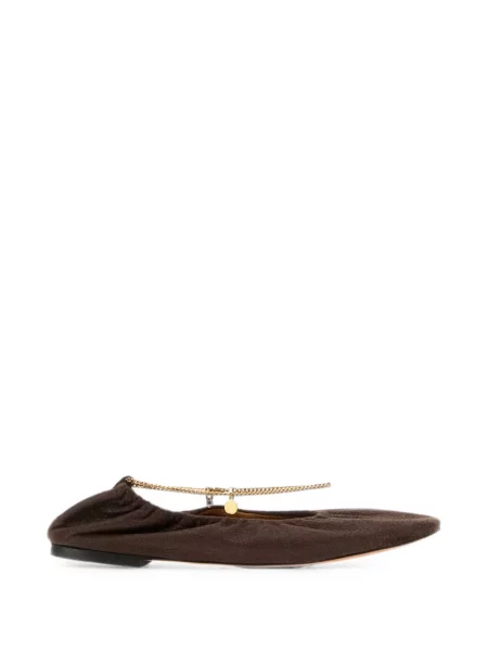 Balerini Stella Mccartney din piele maro