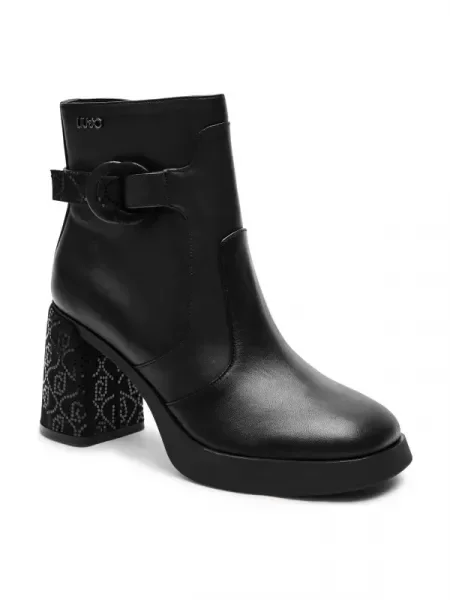 Liu Jo De piele botine cu GRACE 03 negru
