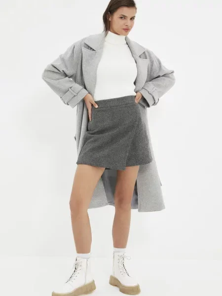 Spódnica-szorty Trendyol szare
