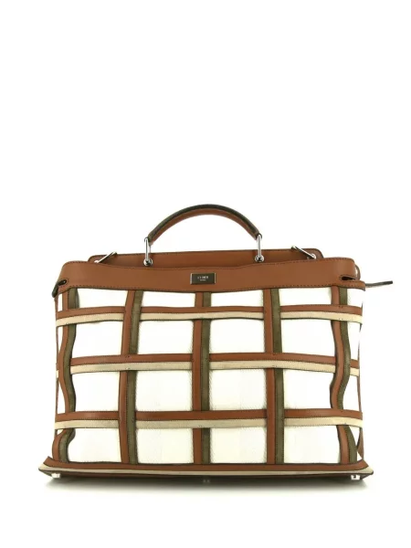 Kabelka Fendi Pre-owned hnědá