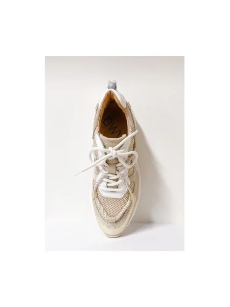 Sneakersy Dwrs zamszowe białe