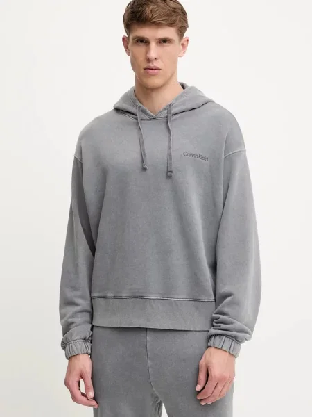 Pulover Calvin Klein Underwear s kapuco siva