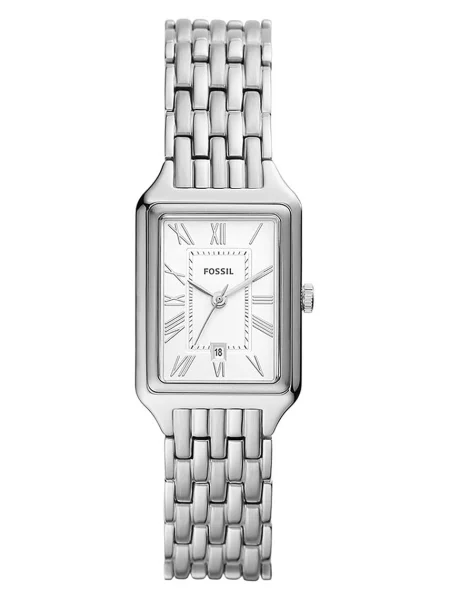 Fossil Ceas Raquel Argintiu alb