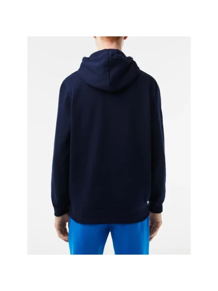 Lacoste Bluza Z Kapturem blau niebieska
