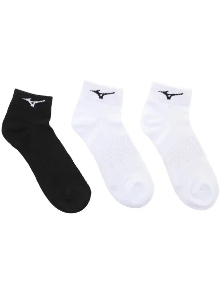 Tenisové ponožky Mizuno Training Mid 3P white/black biela