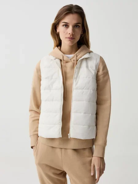 OVS Жилет з утеплювачем білий