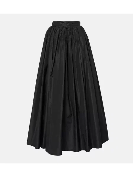 Копринена макси пола Dolce&gabbana черно