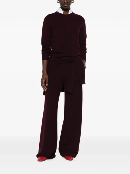 Pulover Bompard cu decolteu rotund violet