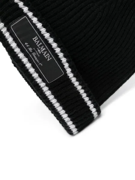 Czapka dziecięca Balmain czarna