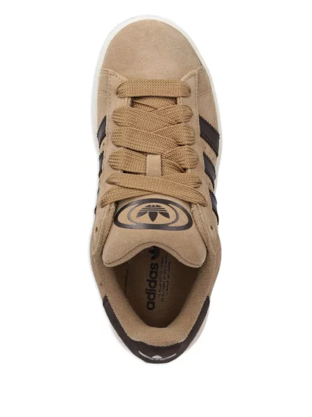 Sneakersy Adidas Spezial prążkowane na platformie czarne