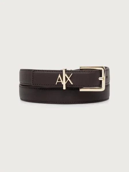 Armani Exchange curea pentru femei din piele maro
