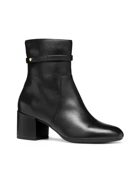 Buty do kostki Geox skórzane czarne