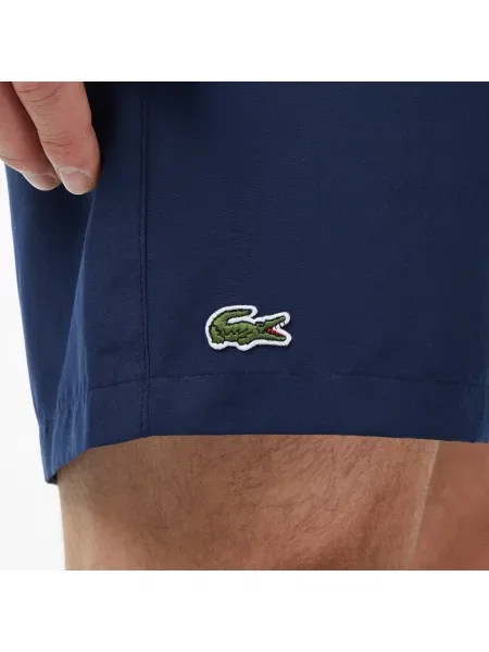 Lacoste Szorty Kąpielowe Z Blokadą Koloru Regular Fit granatowe