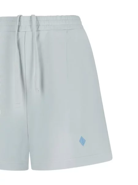 Pantaloni scurți Destin cu broderie albastru
