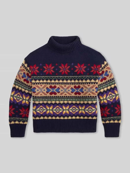 Polo Ralph Lauren sweter z wełną granatowy