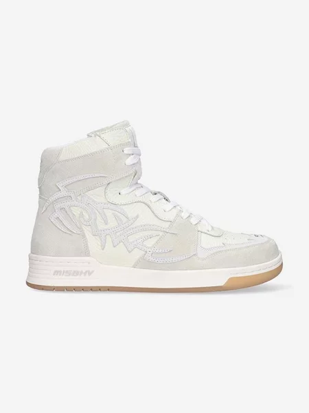 MISBHV sneakers din piele Court Buty Misbhv Court Sneaker OFF-WHITE alb