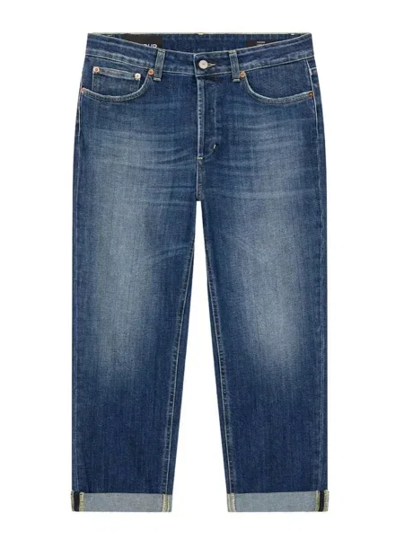 Blugi boyfriend Dondup albastru