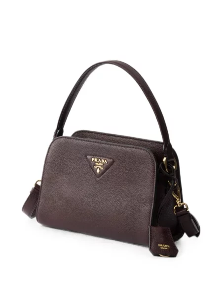 Geantă Prada din piele maro