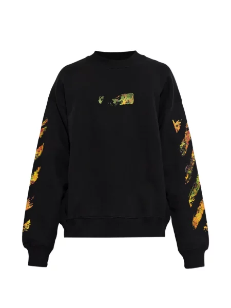 Hanorac Off-white cu imagine alb